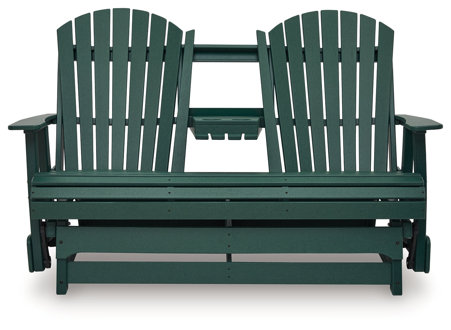 Shell Beach Green Loveseat Glider - Ornate Home