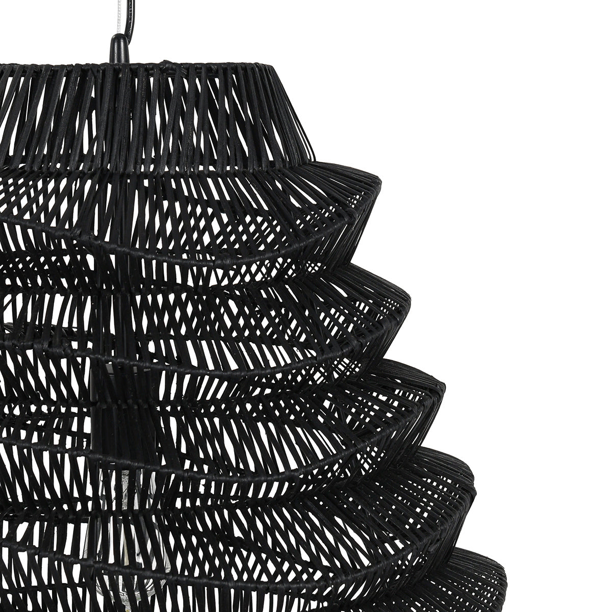 Shelly Pendant Black Pendant Lamp - Ornate Home