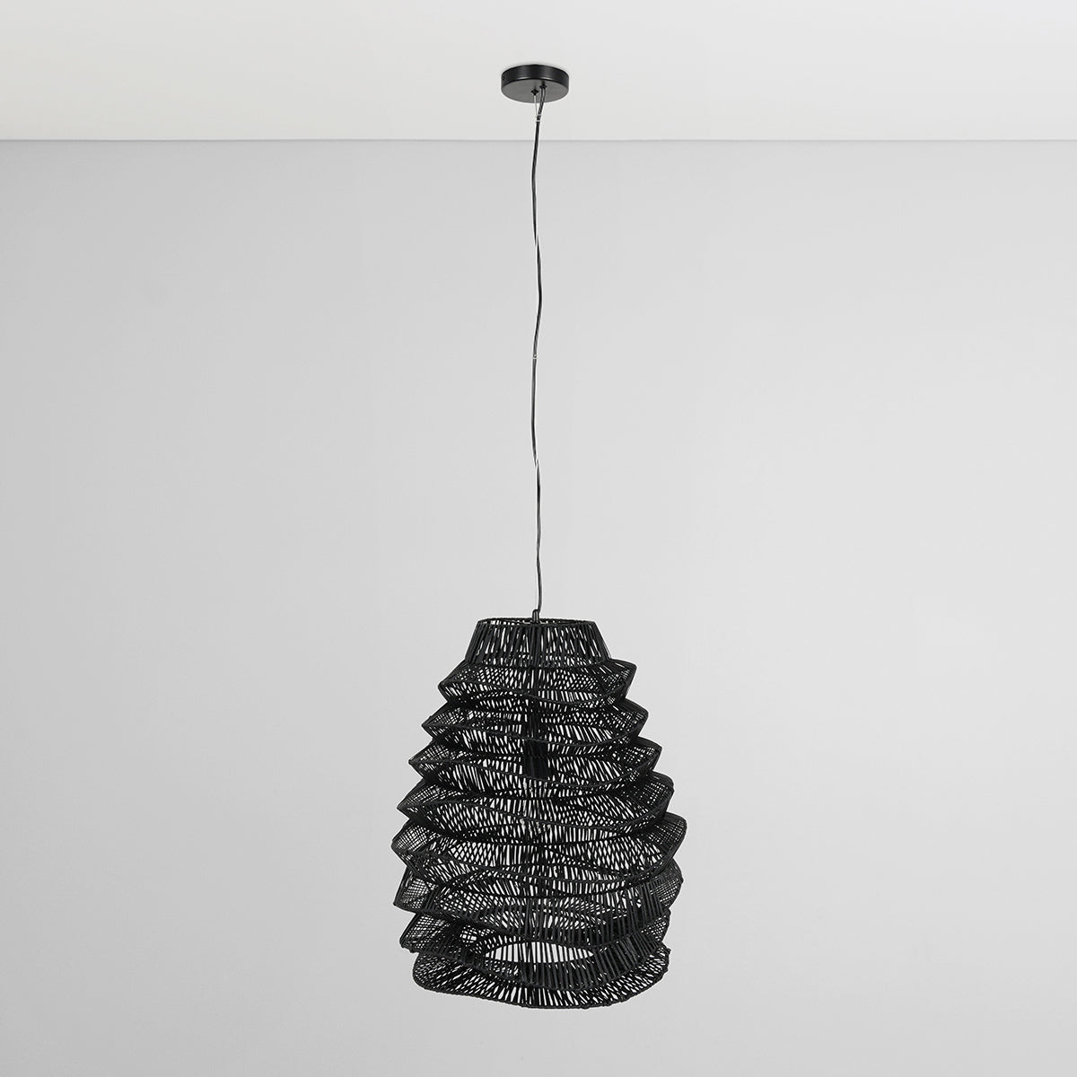 Shelly Pendant Black Pendant Lamp - Ornate Home