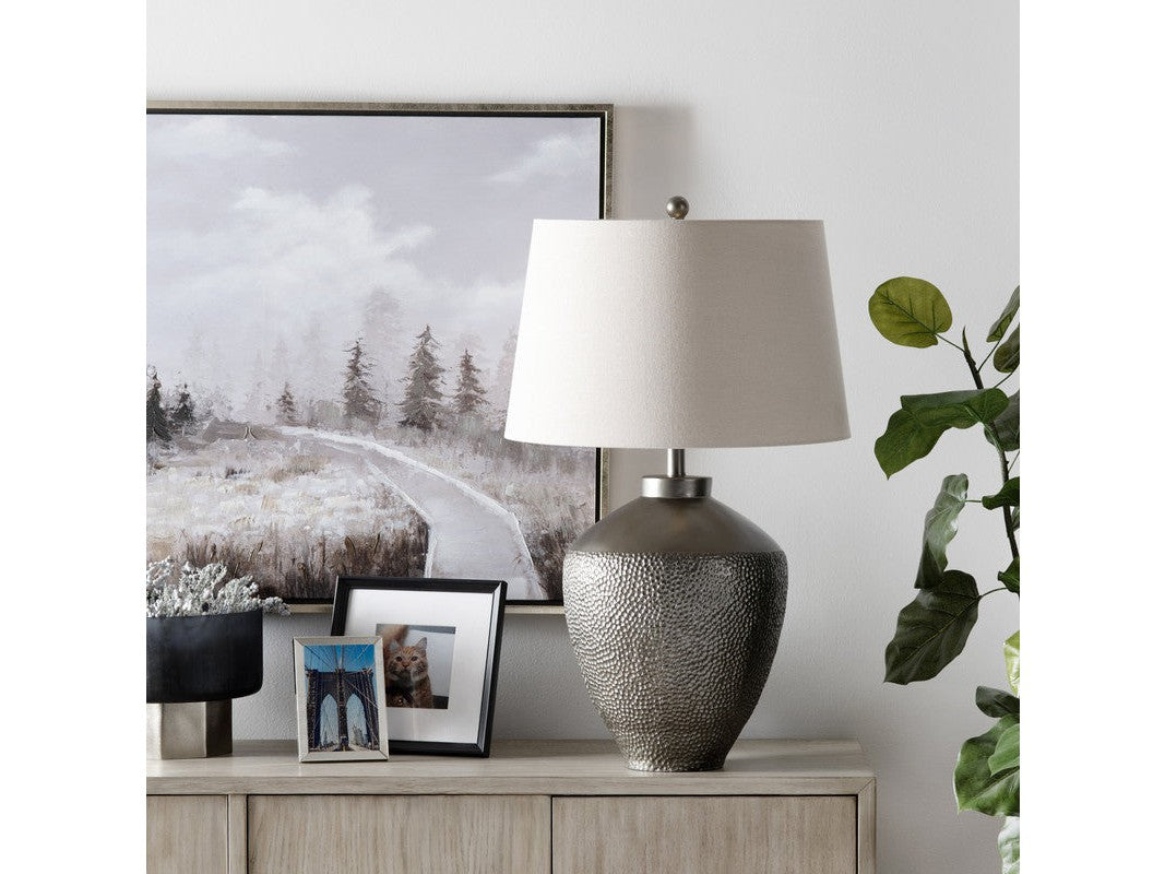 Shepherd Grey/Oatmeal Table Lamp - Ornate Home