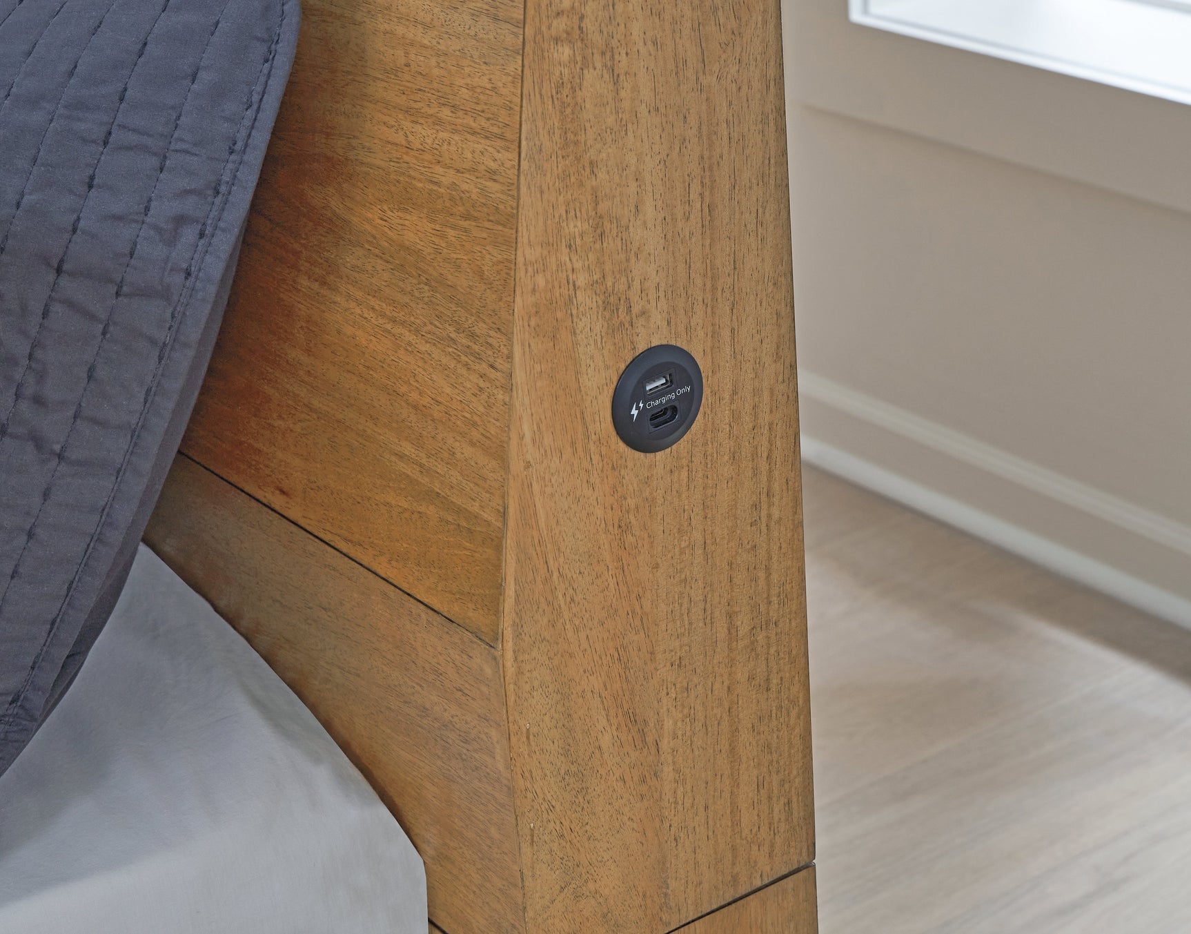 Sherbana Light Brown King Panel Bed (Online Special Price) - Ornate Home