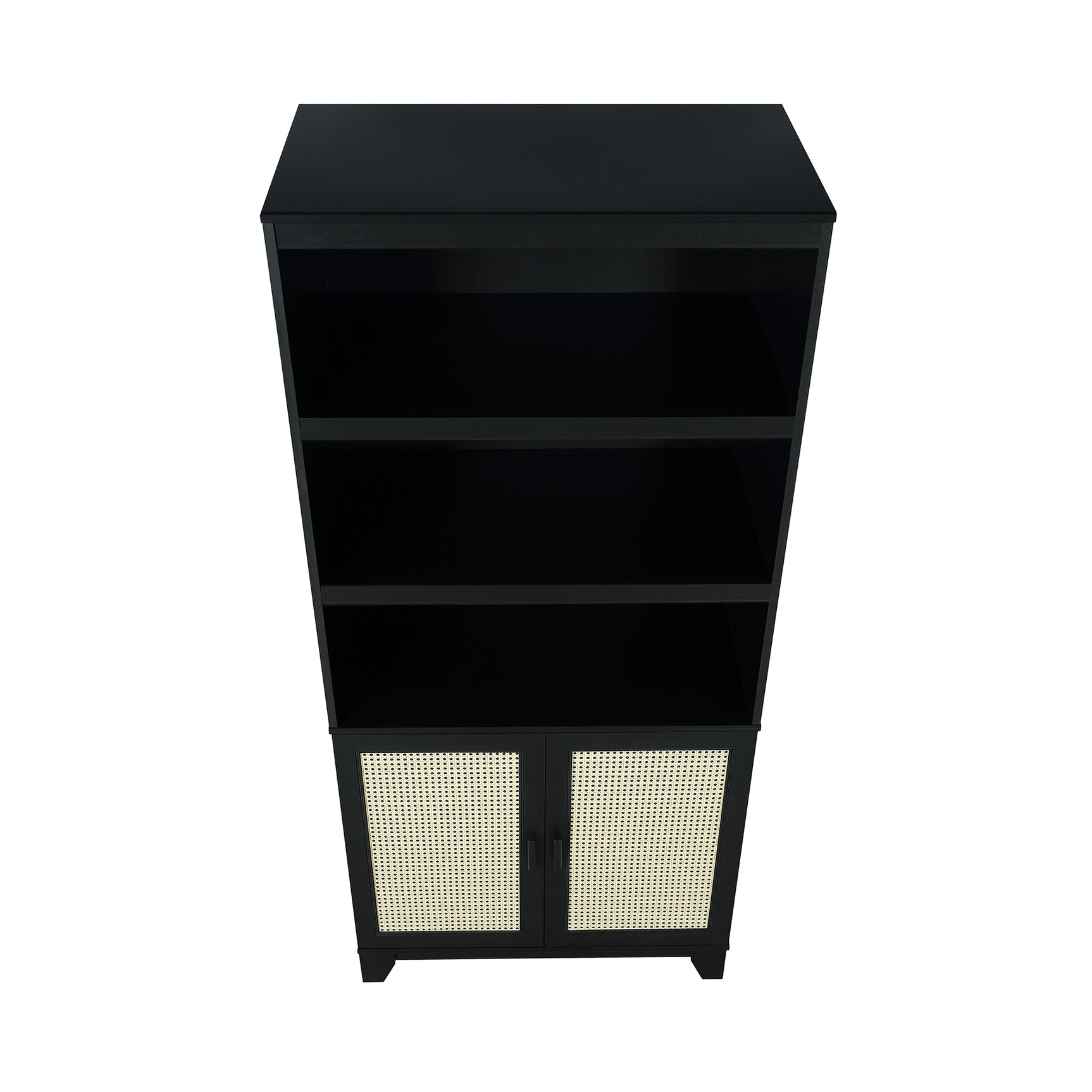 Sheridan Bookcase Cabinet in Black - Ornate Home