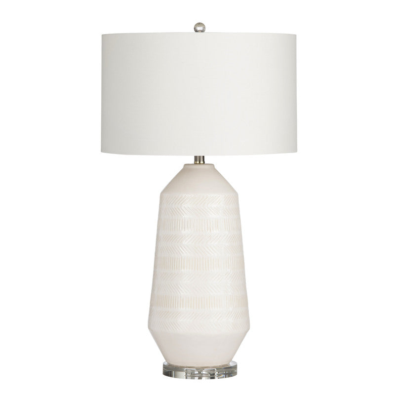 Sherie White Table Lamp - Ornate Home