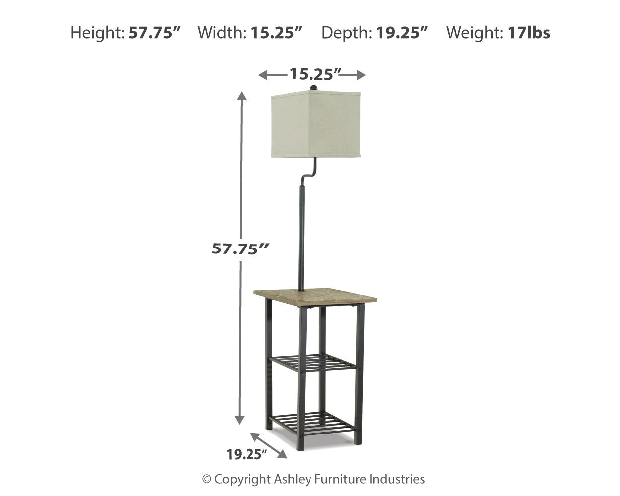 Shianne Floor Lamp (Online Special Price) - Ornate Home