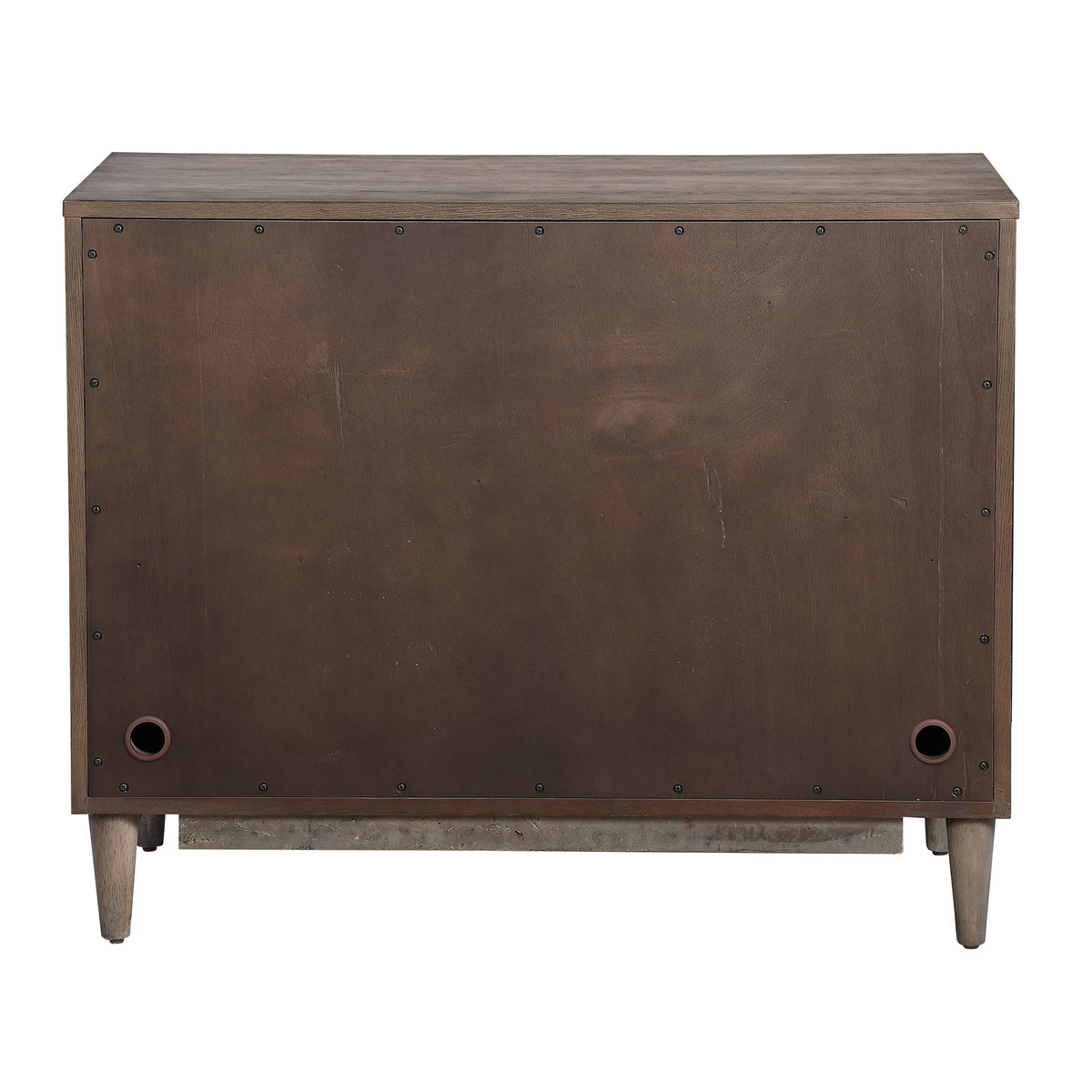 Shield Gray Oak 2 Door Cabinet - Ornate Home