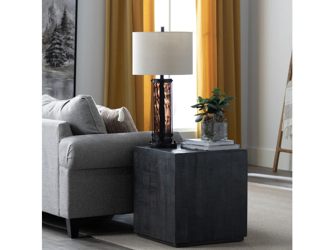Shiloh Amber/Dark Bronze Table Lamp (Set of 2) - Ornate Home