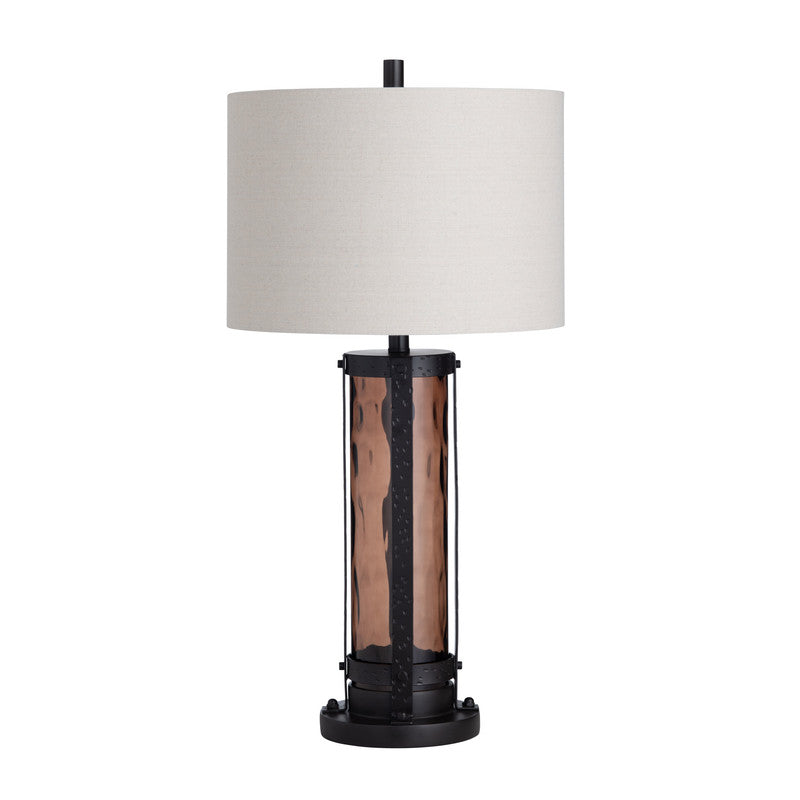 Shiloh Amber/Dark Bronze Table Lamp (Set of 2) - Ornate Home