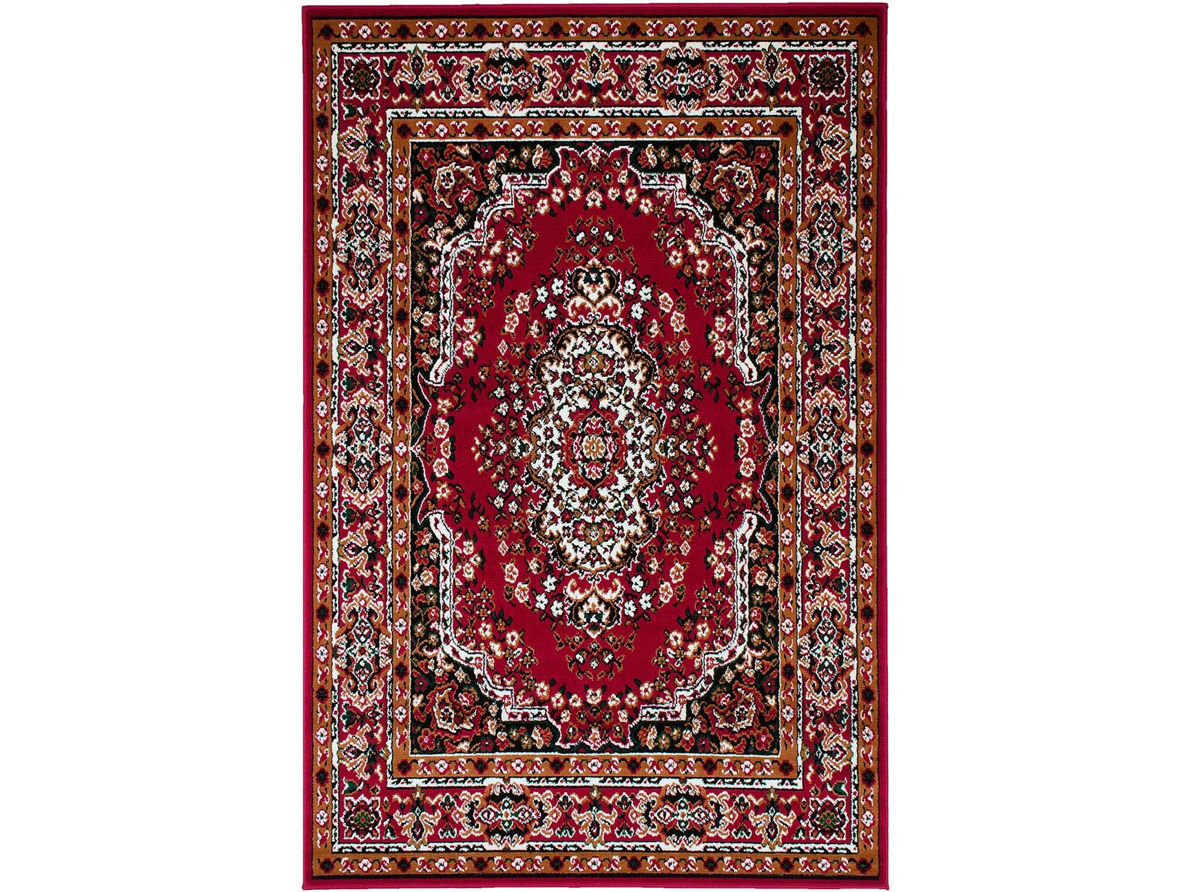 Shinta Red 5' X 8' Area Rug - Ornate Home