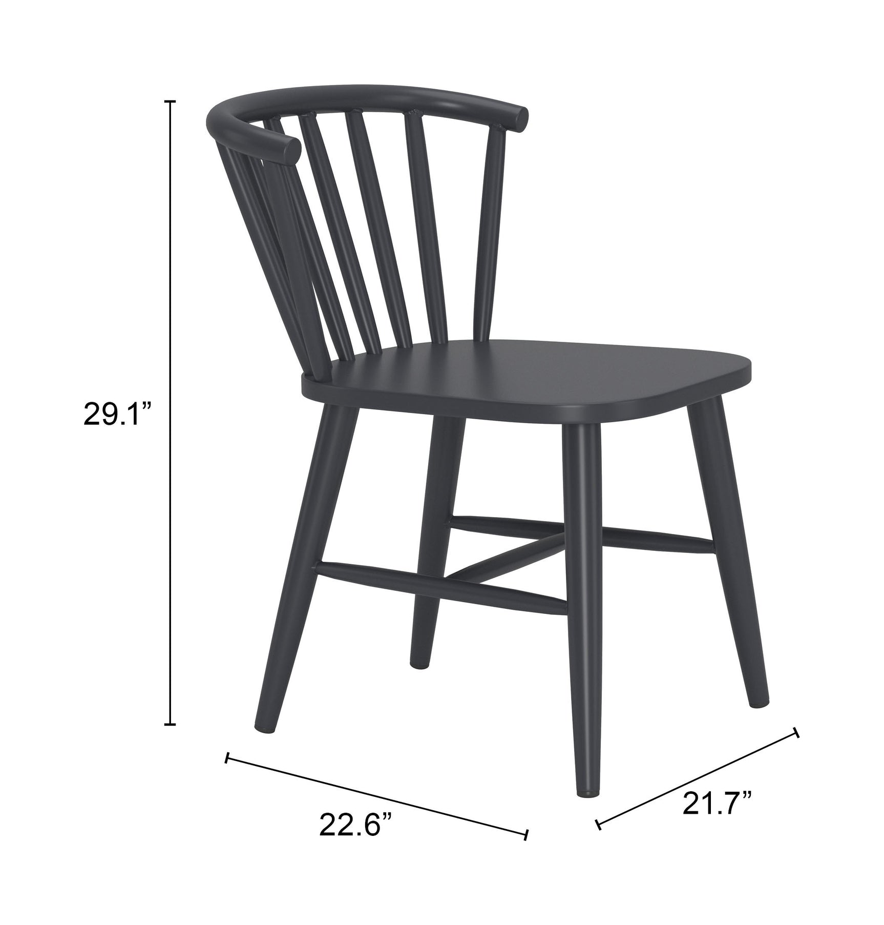 Shio Black Dining Chair - Ornate Home