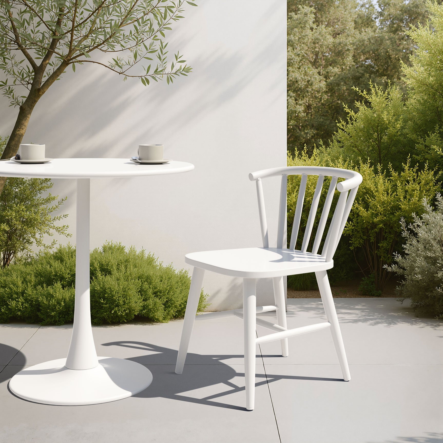 Shio White Dining Chair - Ornate Home