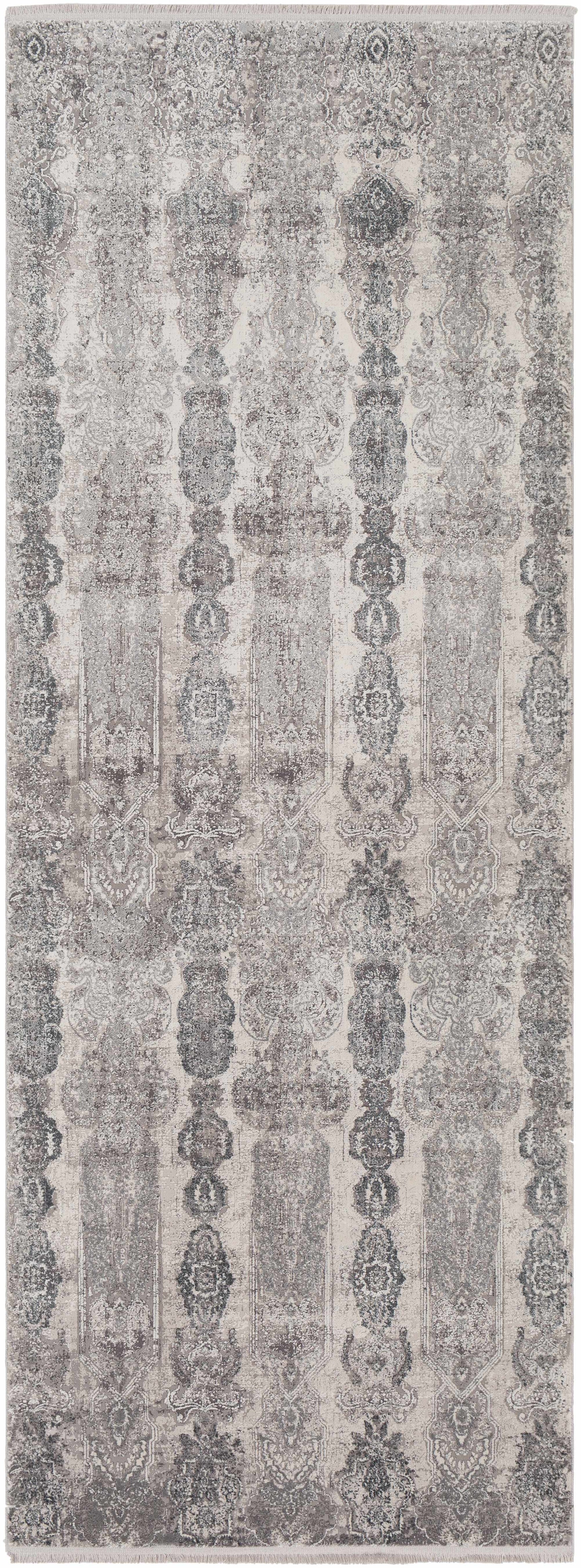 Shipdham Luxury Fringed Faux Silk Area Rug - Clearance - Ornate Home