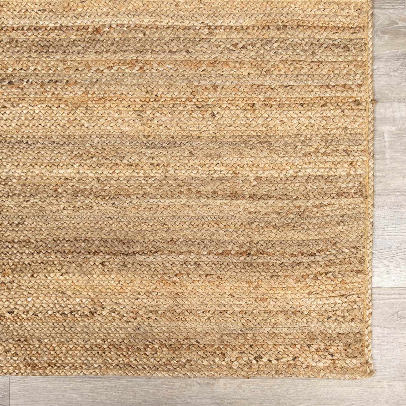 Shippagan Tan Jute Braided Rug - Ornate Home