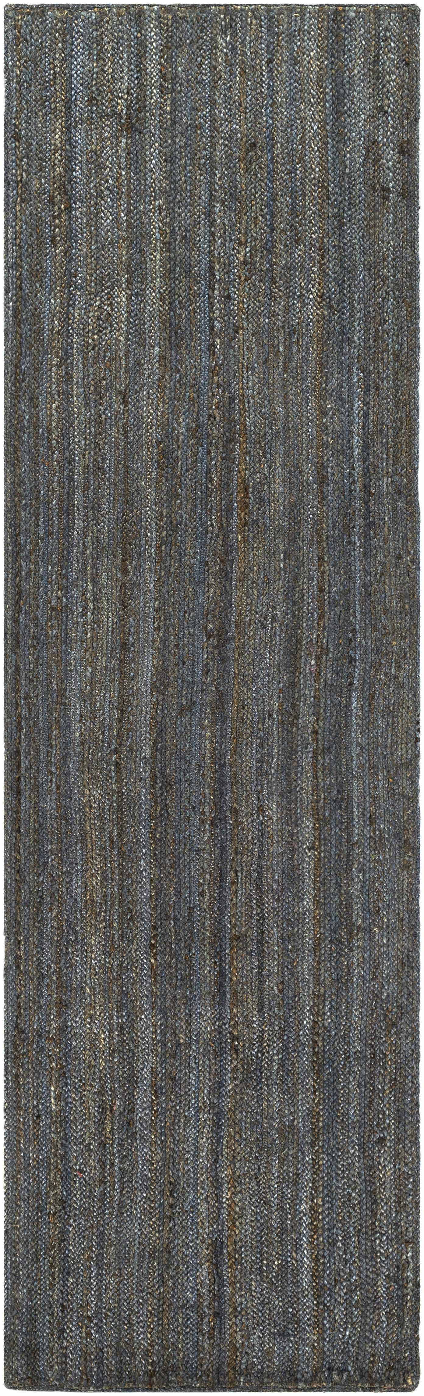 Shipshewana Dark Blue Jute Rug - Clearance - Ornate Home