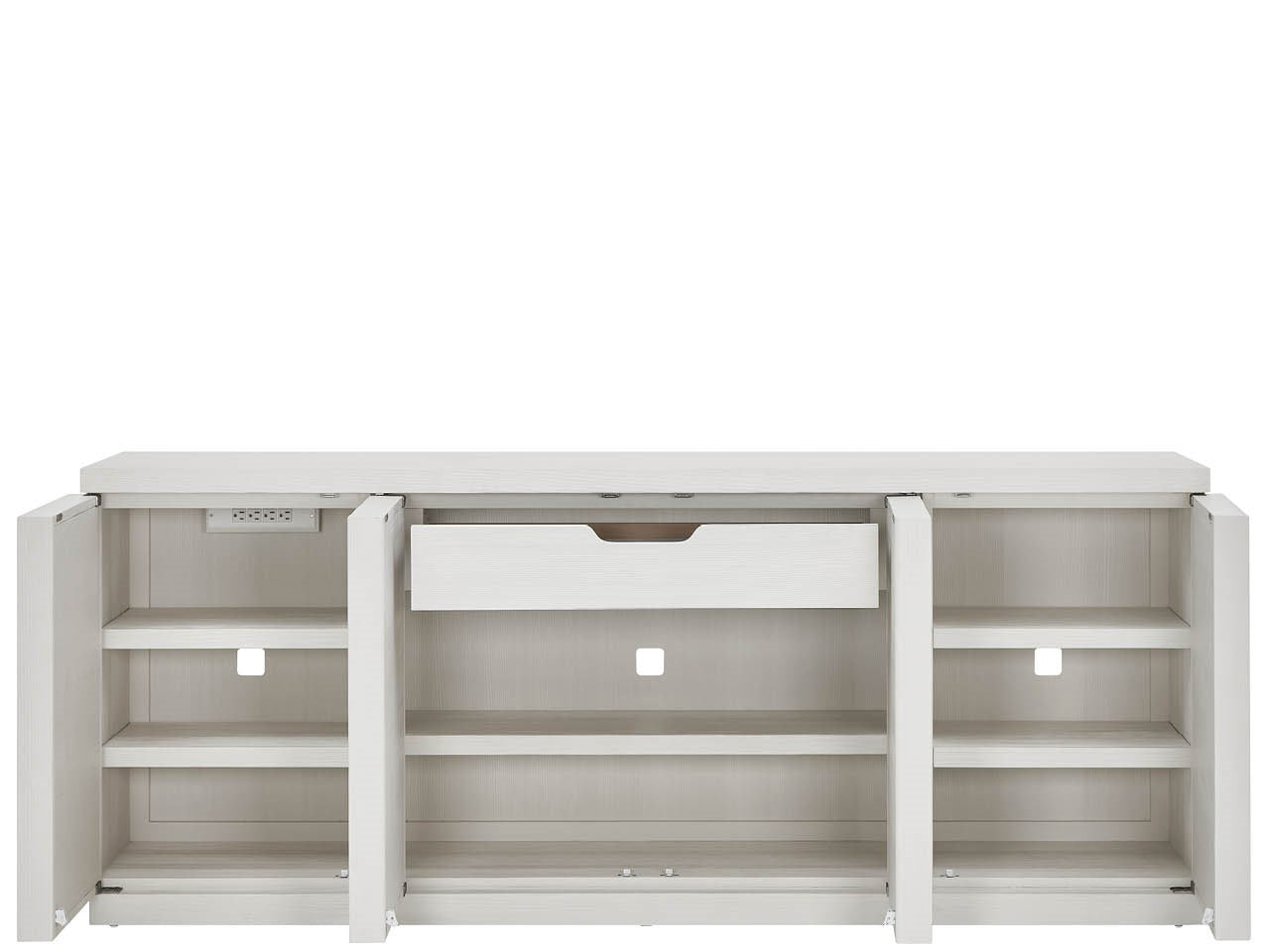 Shoreline White Pine Credenza (82" W) - Ornate Home
