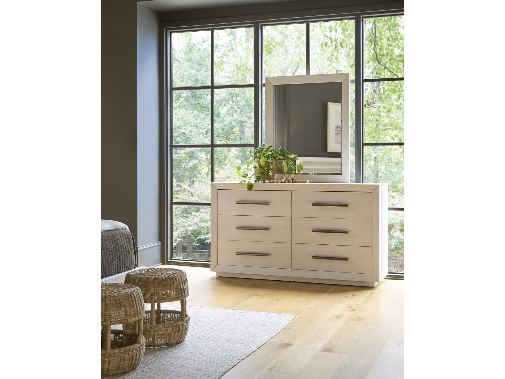 Shoreline White Pine Mirror - Ornate Home