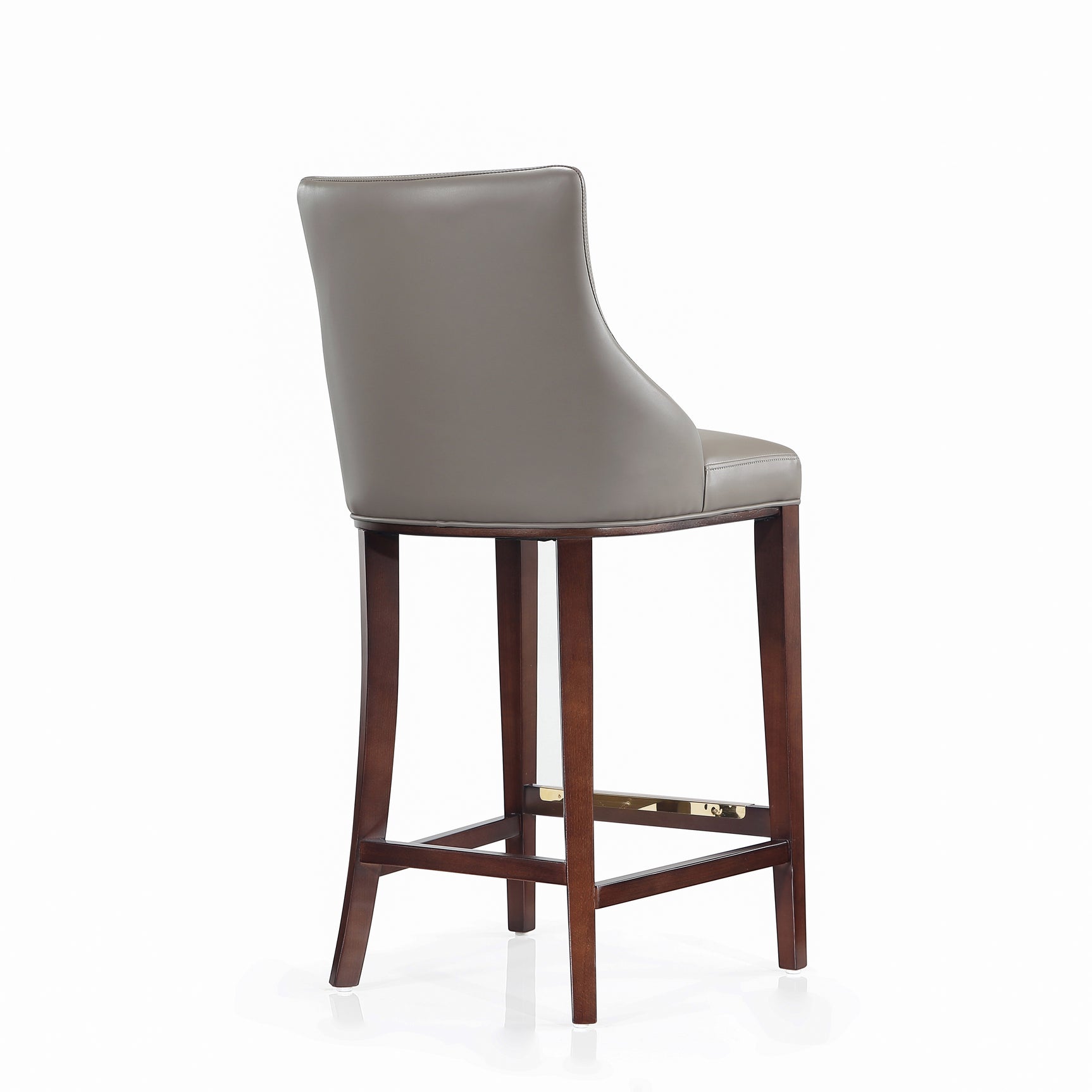 Shubert Barstool in Dark Taupe (set of 2) - Ornate Home