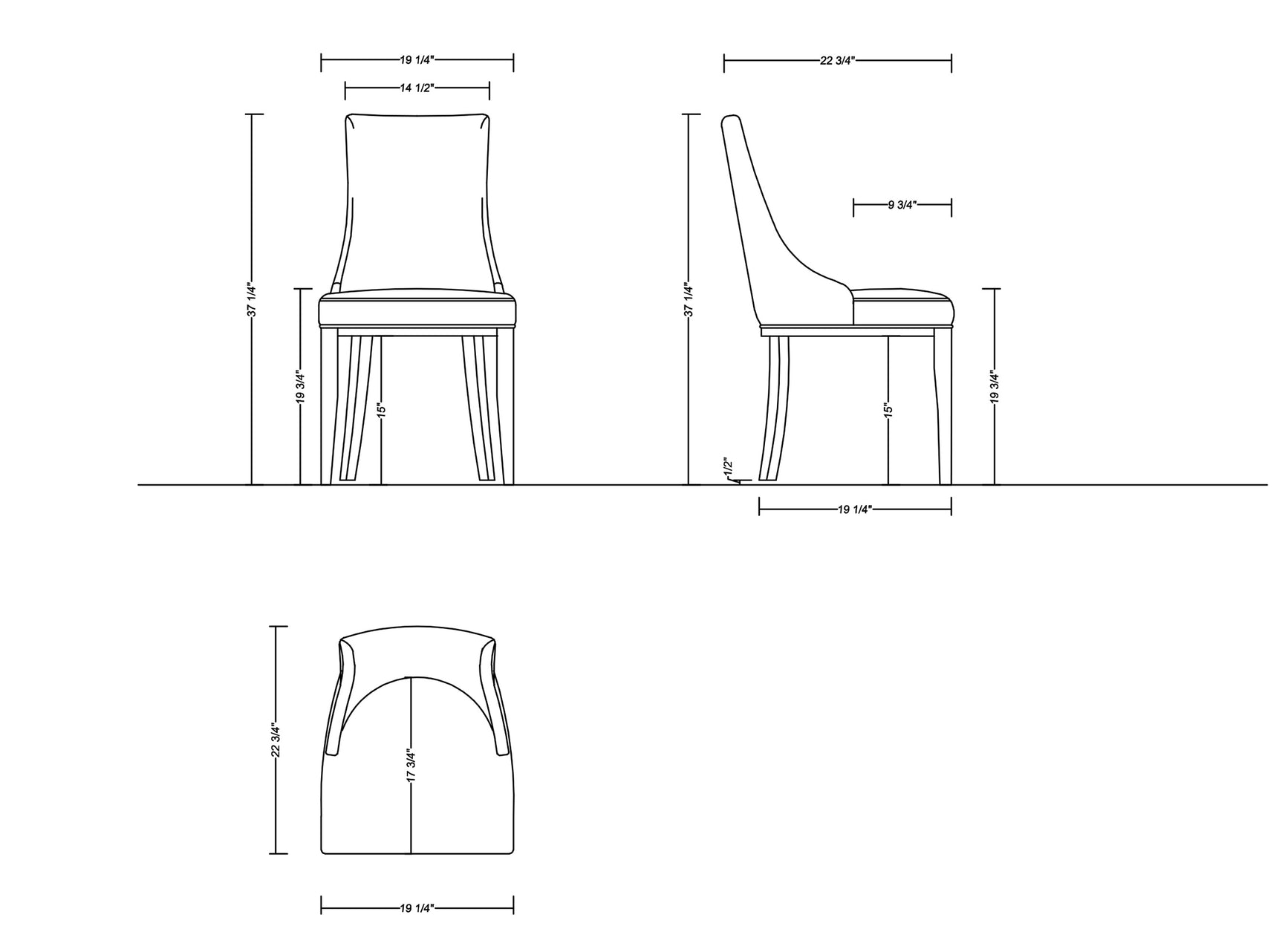 Shubert Faux Leather and Velvet Dining Chair in Tan (set of 2) - Ornate Home