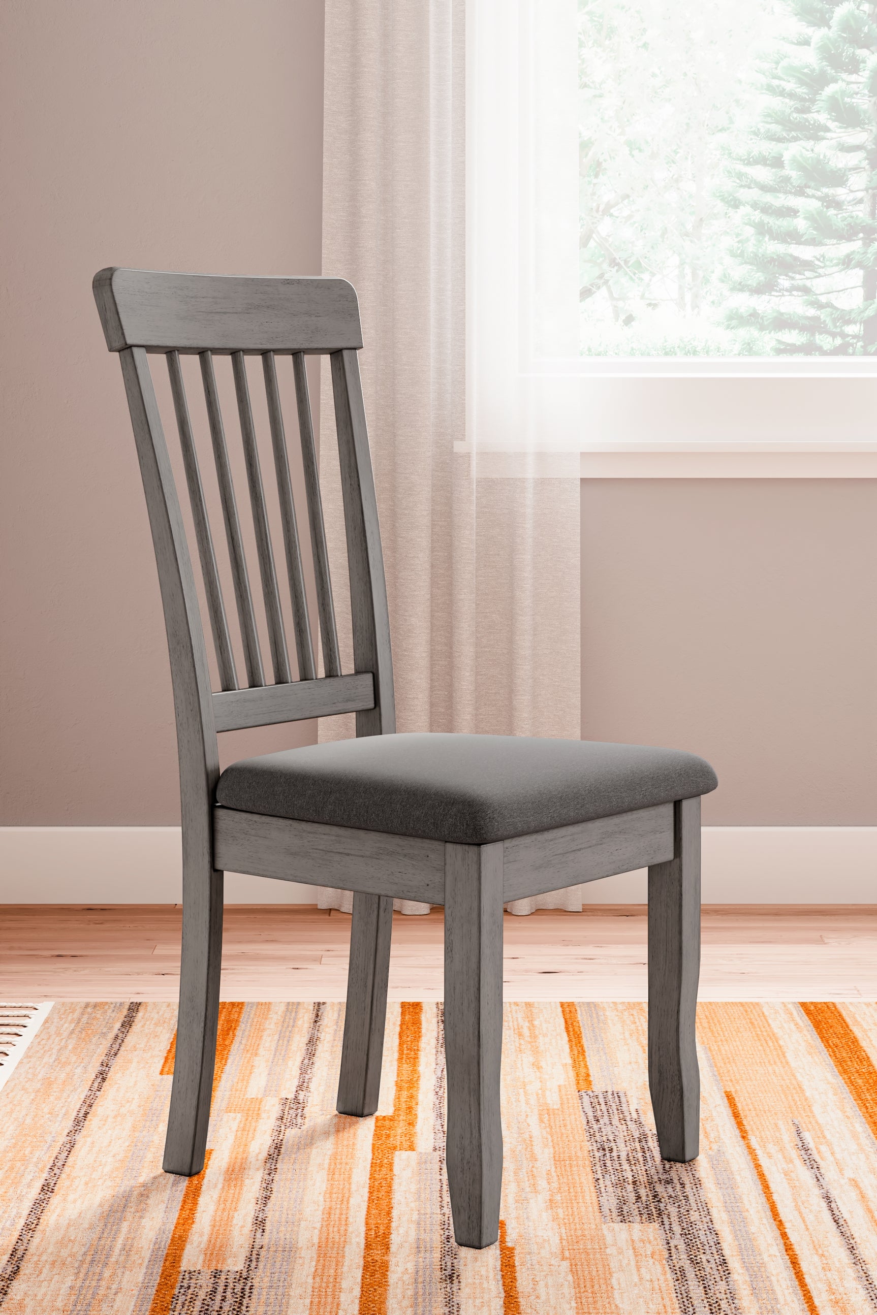 Shullden Gray Dining Table and 4 Chairs - Ornate Home