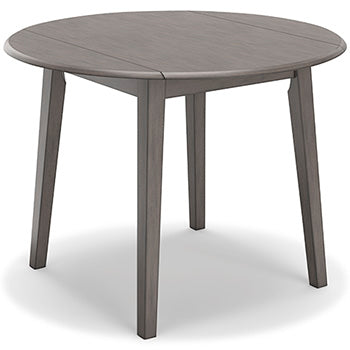 Shullden Gray Drop Leaf Dining Table (Online Special Price) - Ornate Home