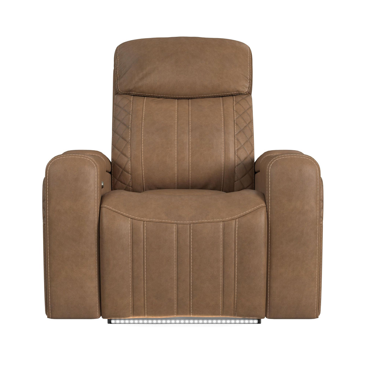 Side Kick Simba Saddle Recliner with Cupholders and White LED Light - Ornate Home