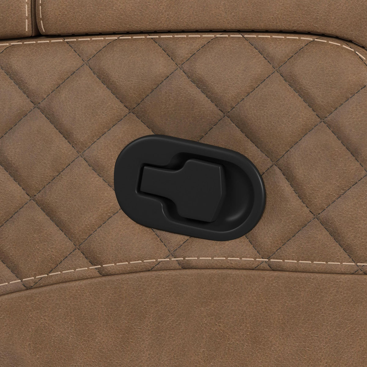Side Kick Simba Saddle Sofa with DDT, Wireless Charger, Cupholders and White LED Light - Ornate Home