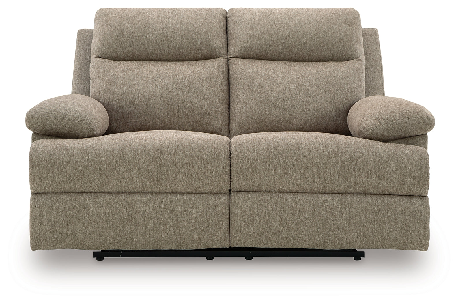 Side-Swipe Mocha Reclining Sofa and Loveseat (Online Special Price) - Ornate Home