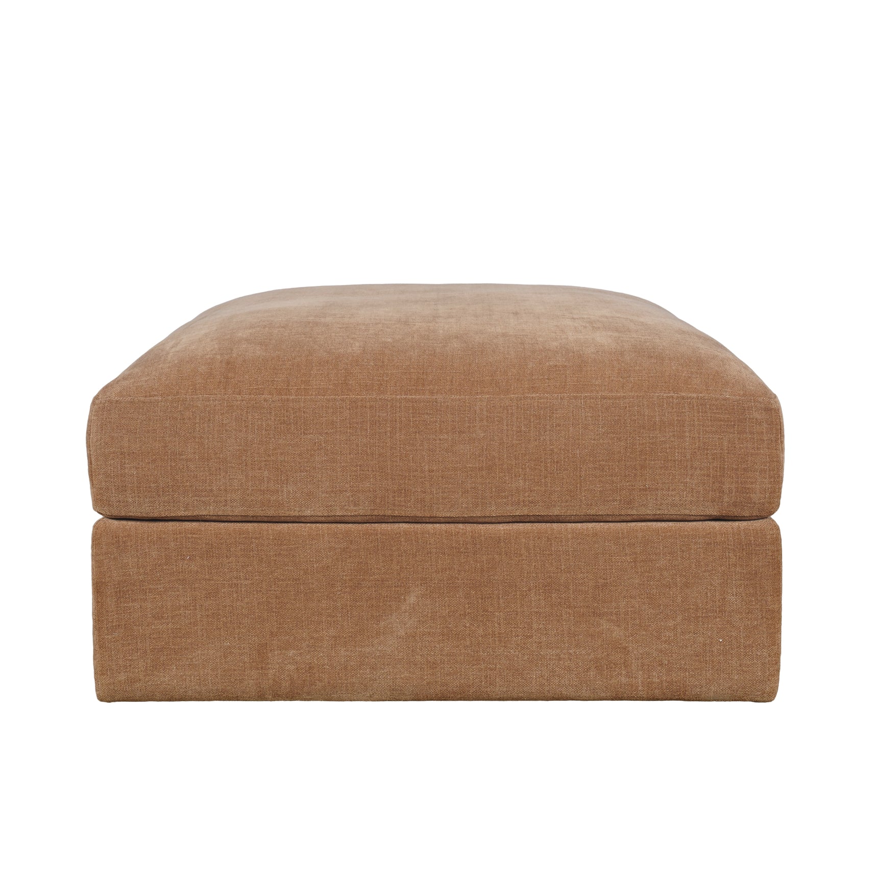Sidney Brick Ottoman w/ Performance Fabric - Ornate Home