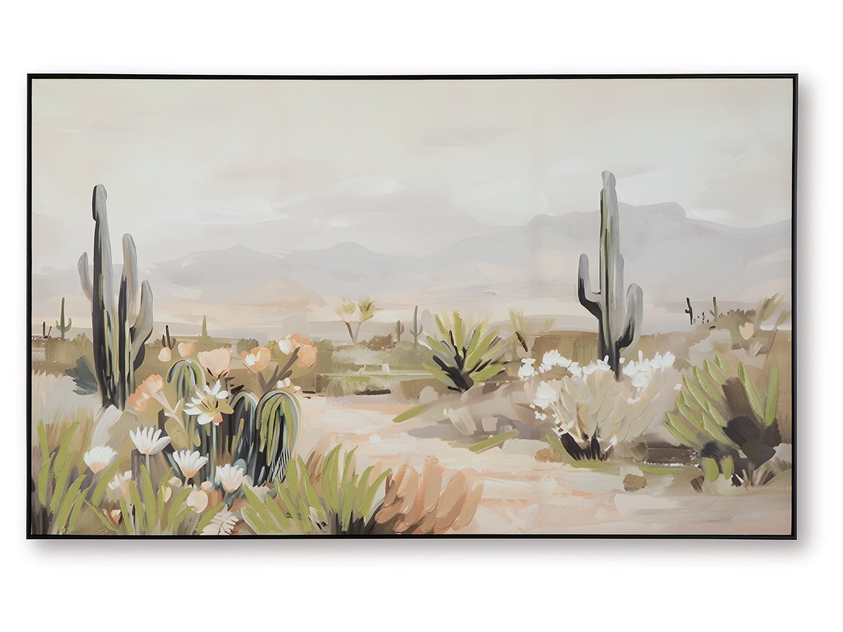 Sidworth Green/Beige/Gray Wall Art - Ornate Home