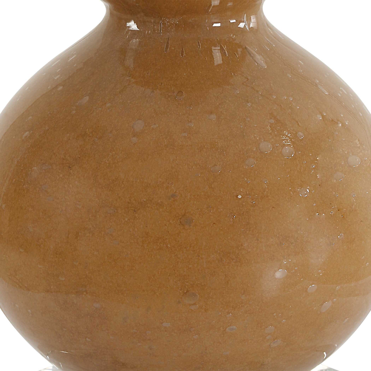 Sienna Caramel Glass Buffet Lamp - Ornate Home