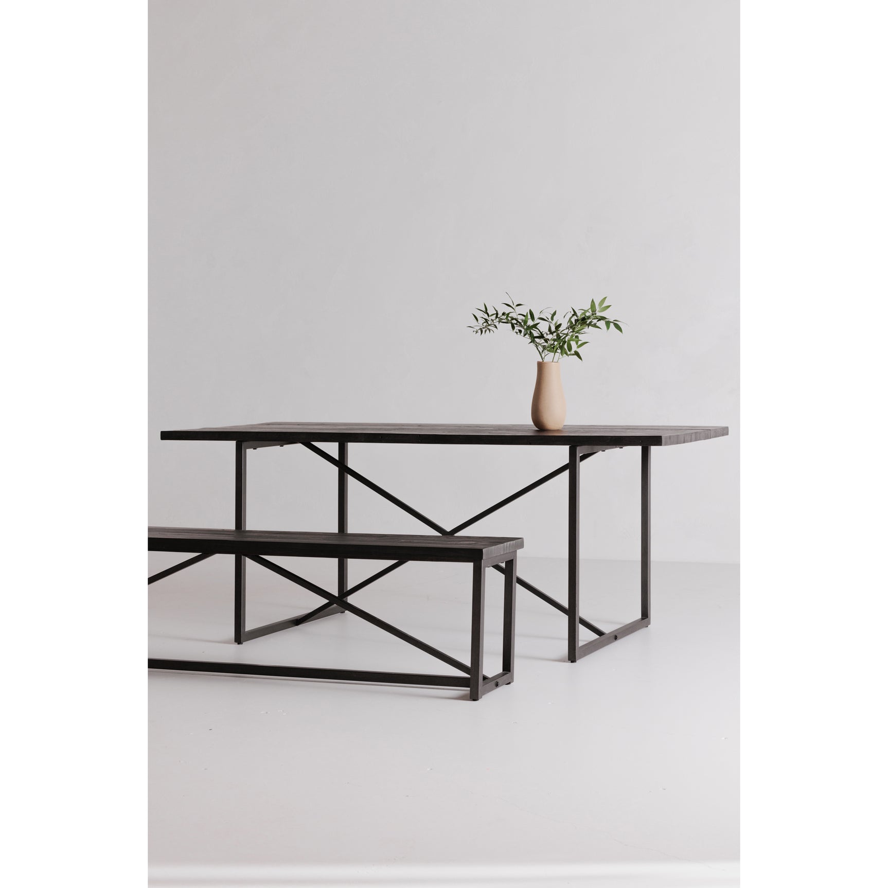 Sierra Black Bench - Ornate Home