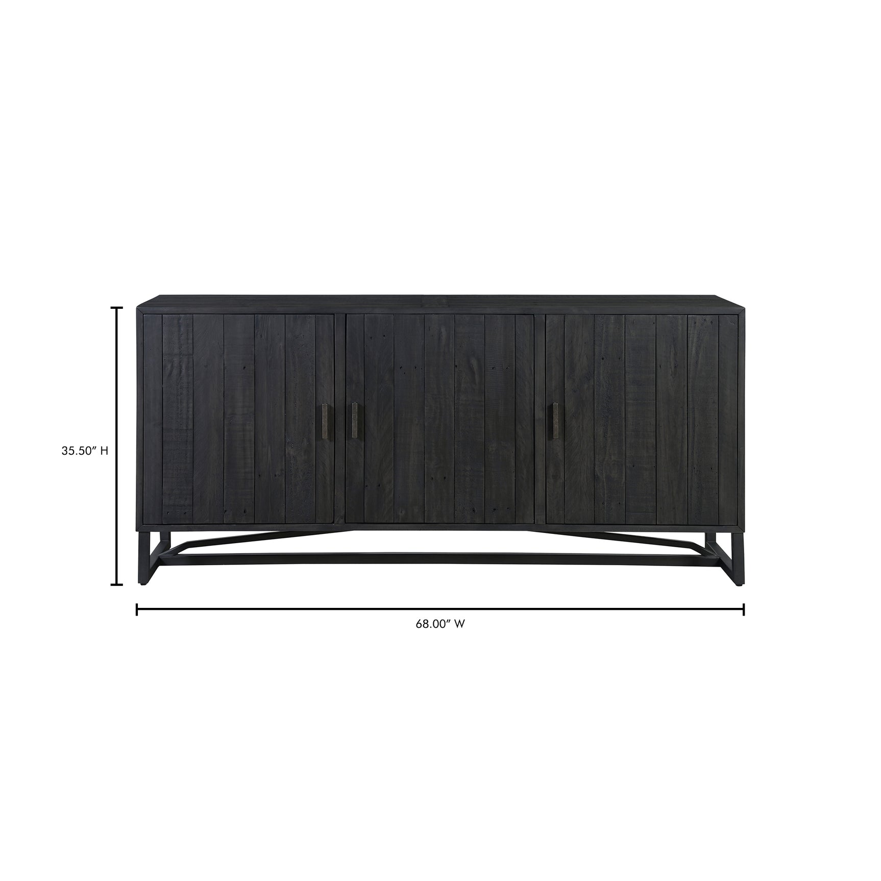 Sierra Black Sideboard - Ornate Home