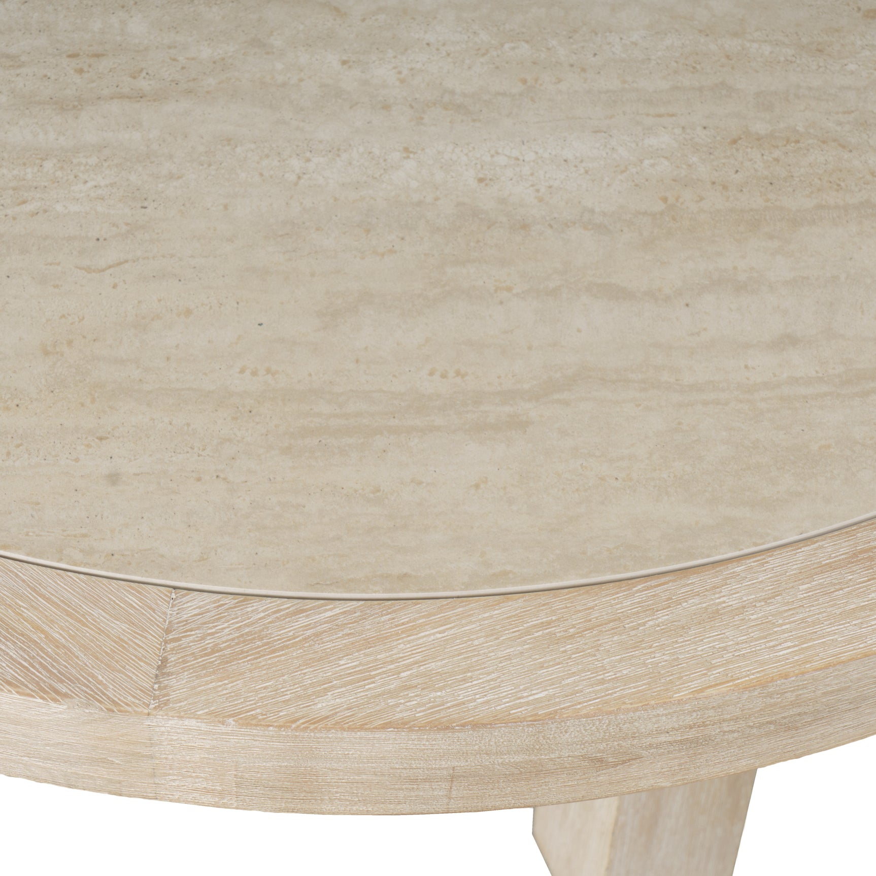 Sierrafina Almond 40 Round Coffee Table - Ornate Home