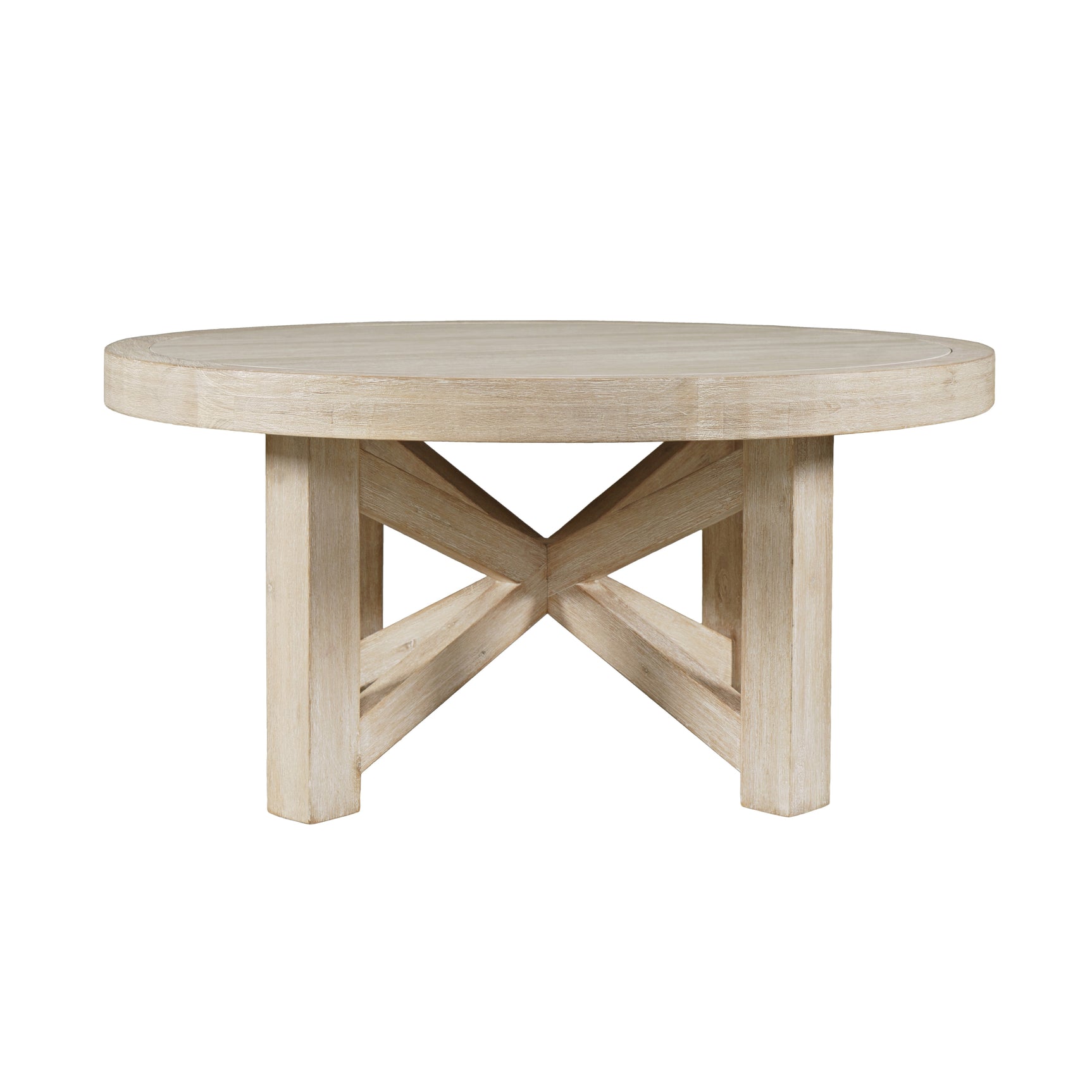 Sierrafina Almond 40 Round Coffee Table - Ornate Home