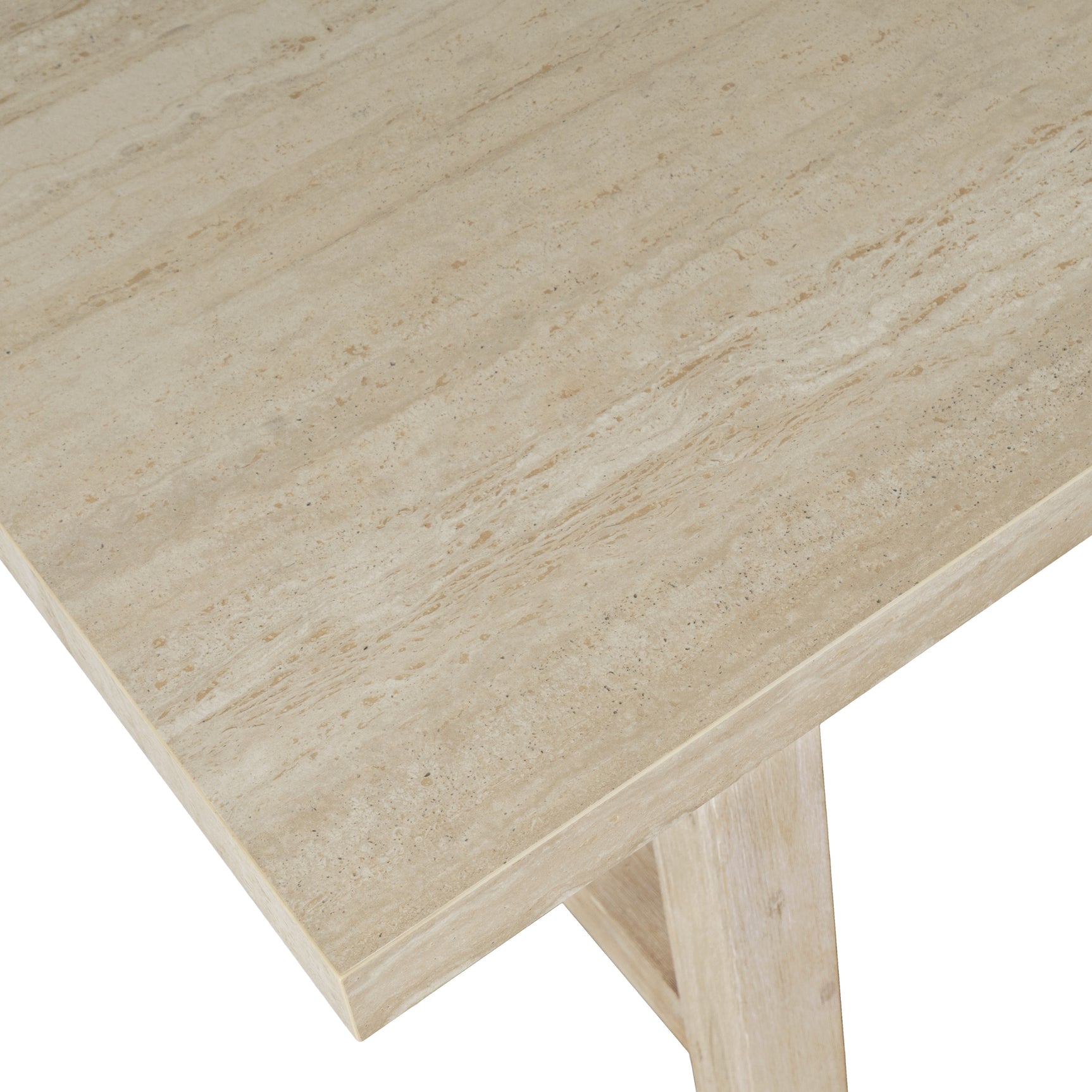 Sierrafina Almond 72 Counter Dining Table - Ornate Home