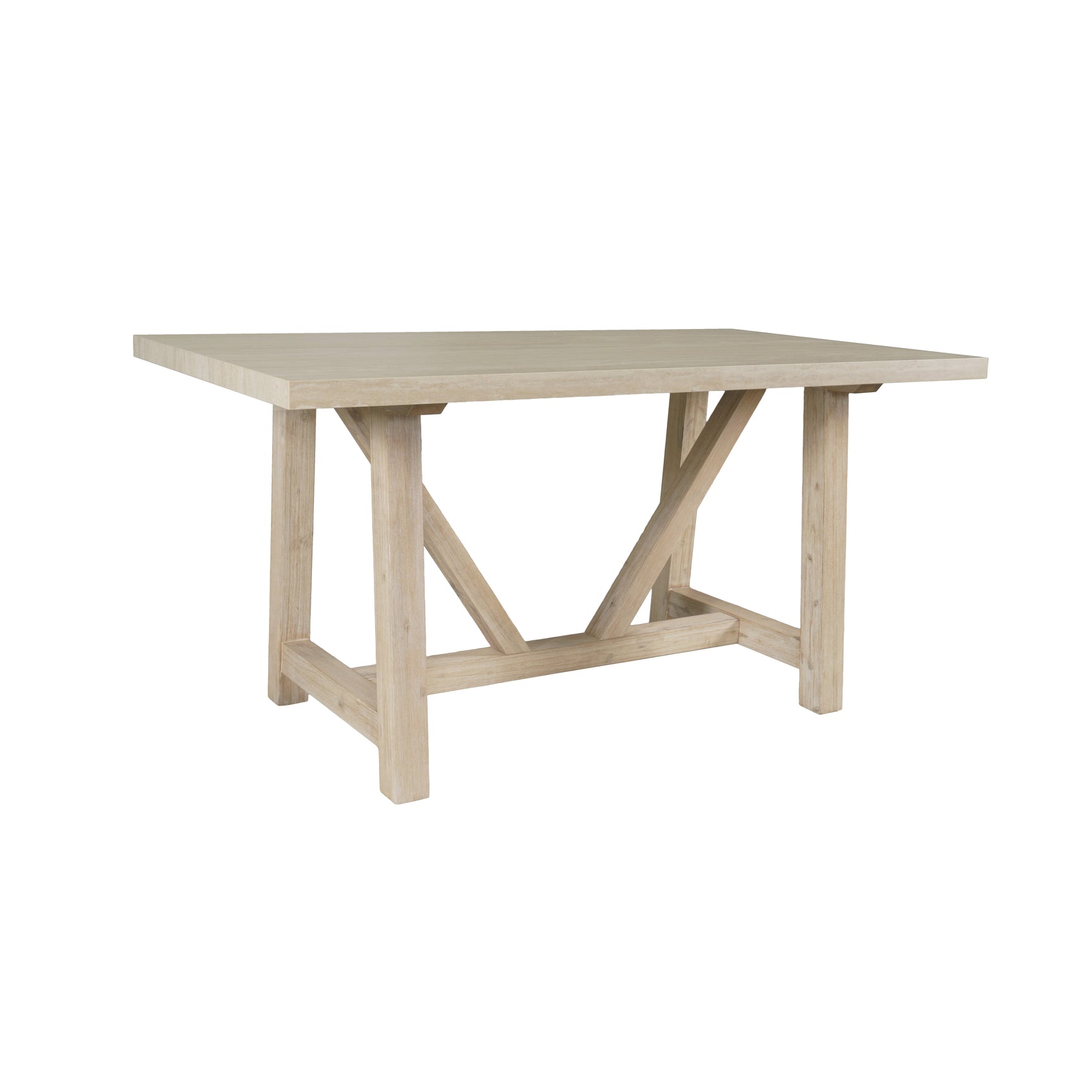 Sierrafina Almond 72 Counter Dining Table - Ornate Home