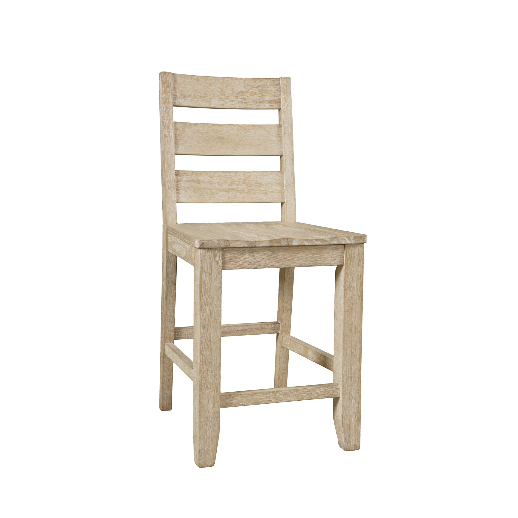 Sierrafina Almond Rung Back Counter Stool (Set of 2) - Ornate Home