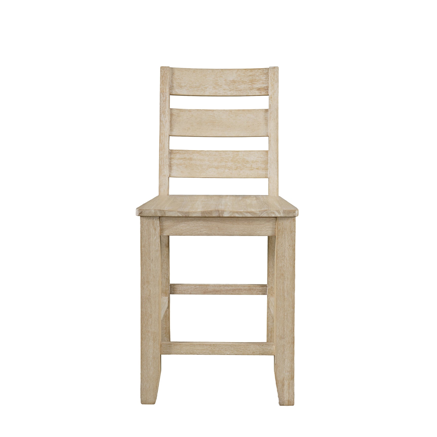 Sierrafina Almond Rung Back Counter Stool (Set of 2) - Ornate Home