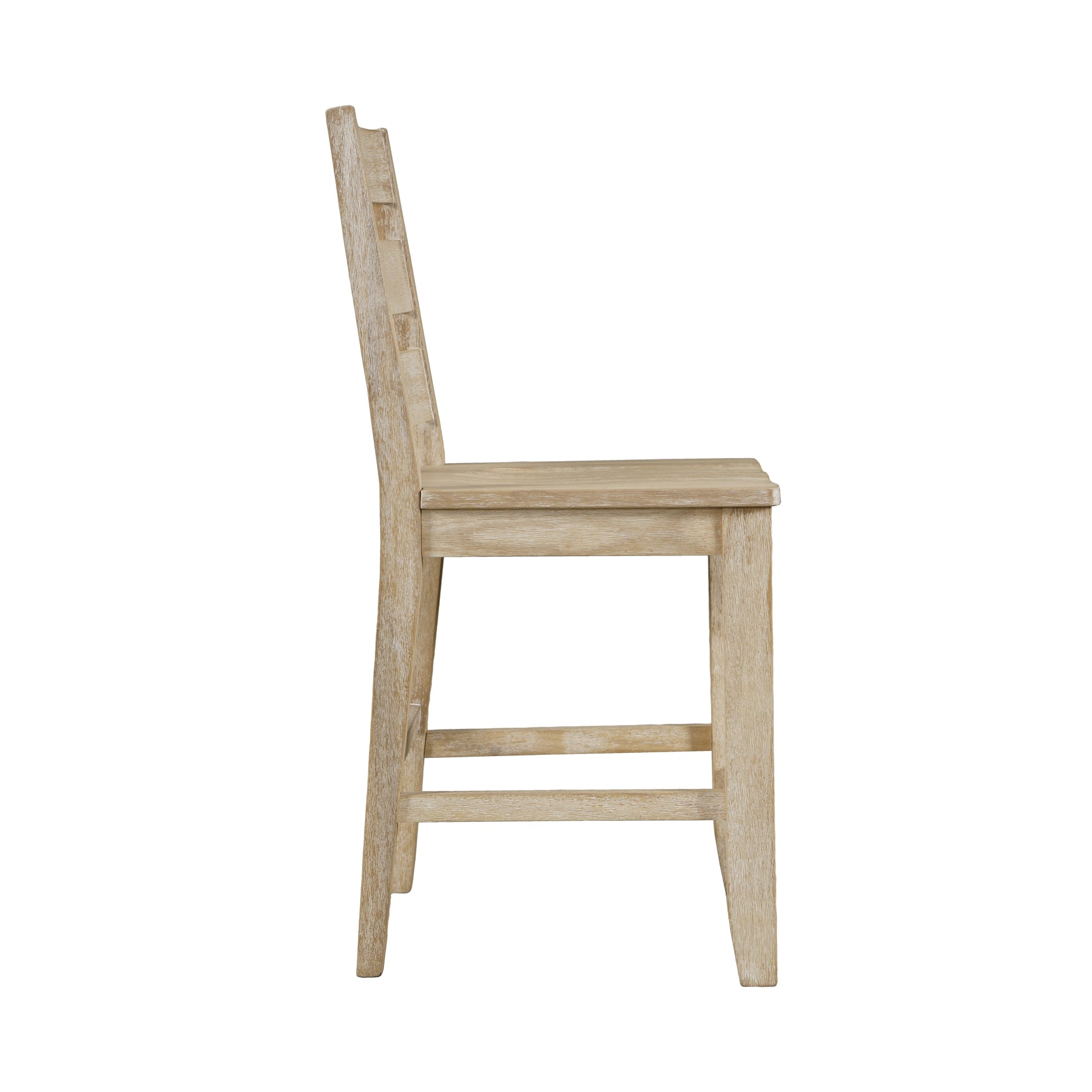 Sierrafina Almond Rung Back Counter Stool (Set of 2) - Ornate Home