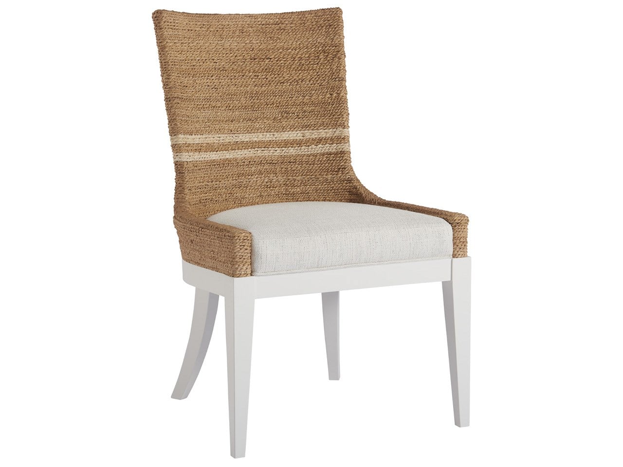 Siesta Key Sailcloth/White Dining Chair (Set of 2) - Ornate Home