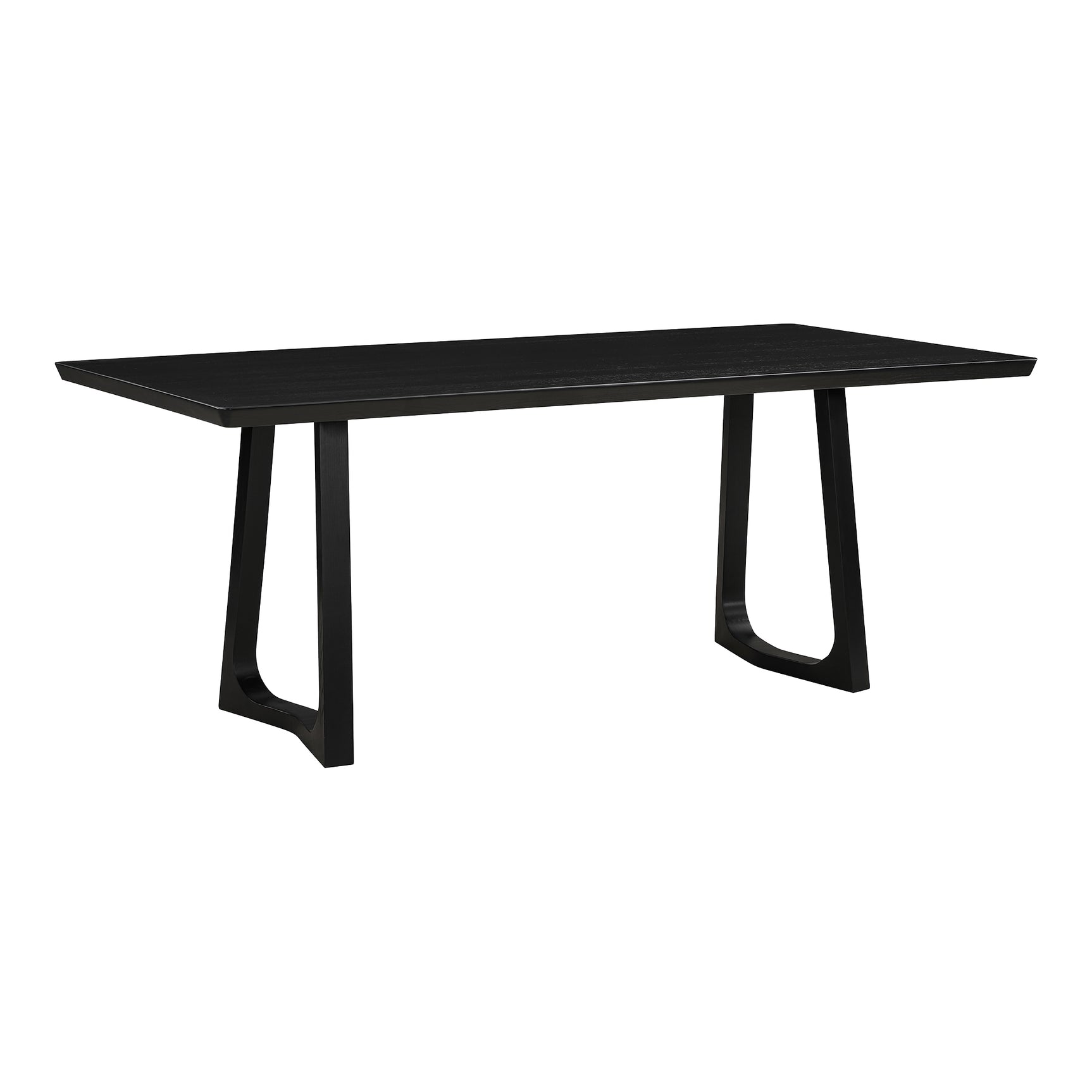 Silas Black Ash Dining Table - Ornate Home