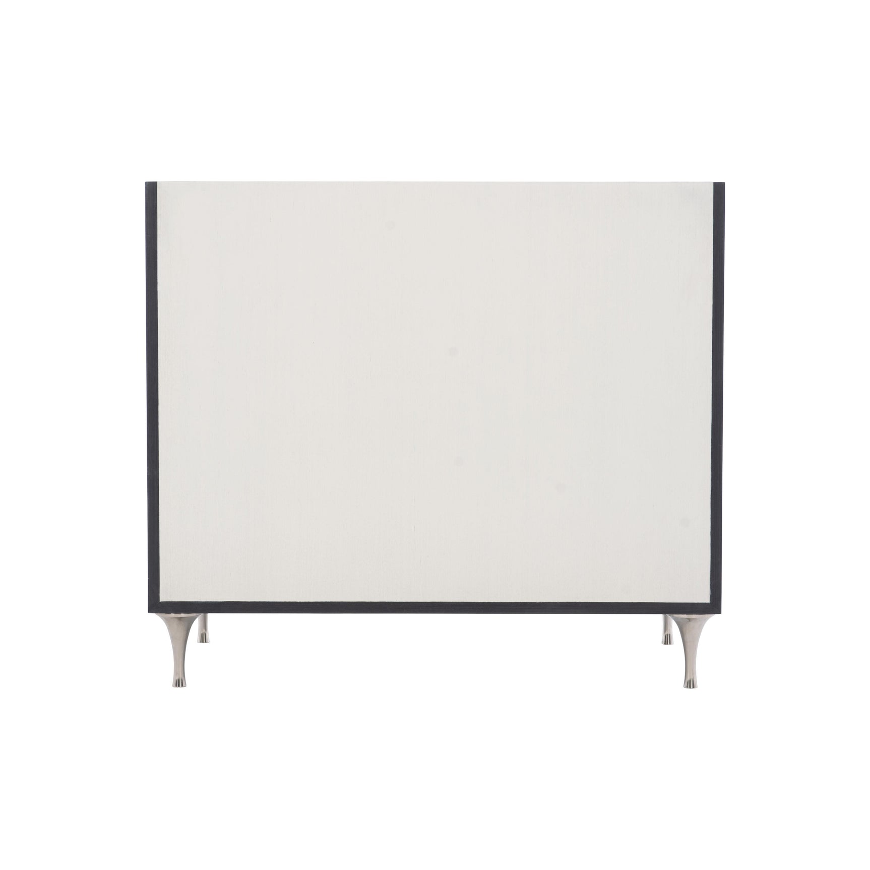 Silhouette Eggshell/Onyx Nightstand - Ornate Home