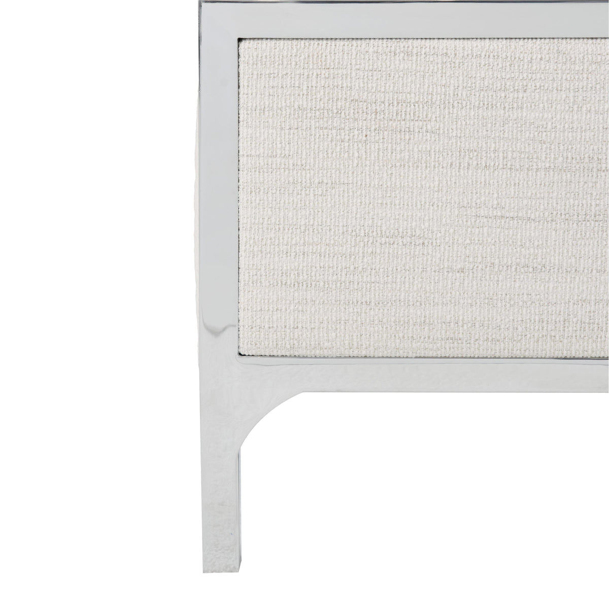 Silhouette White King Panel Bed - Ornate Home
