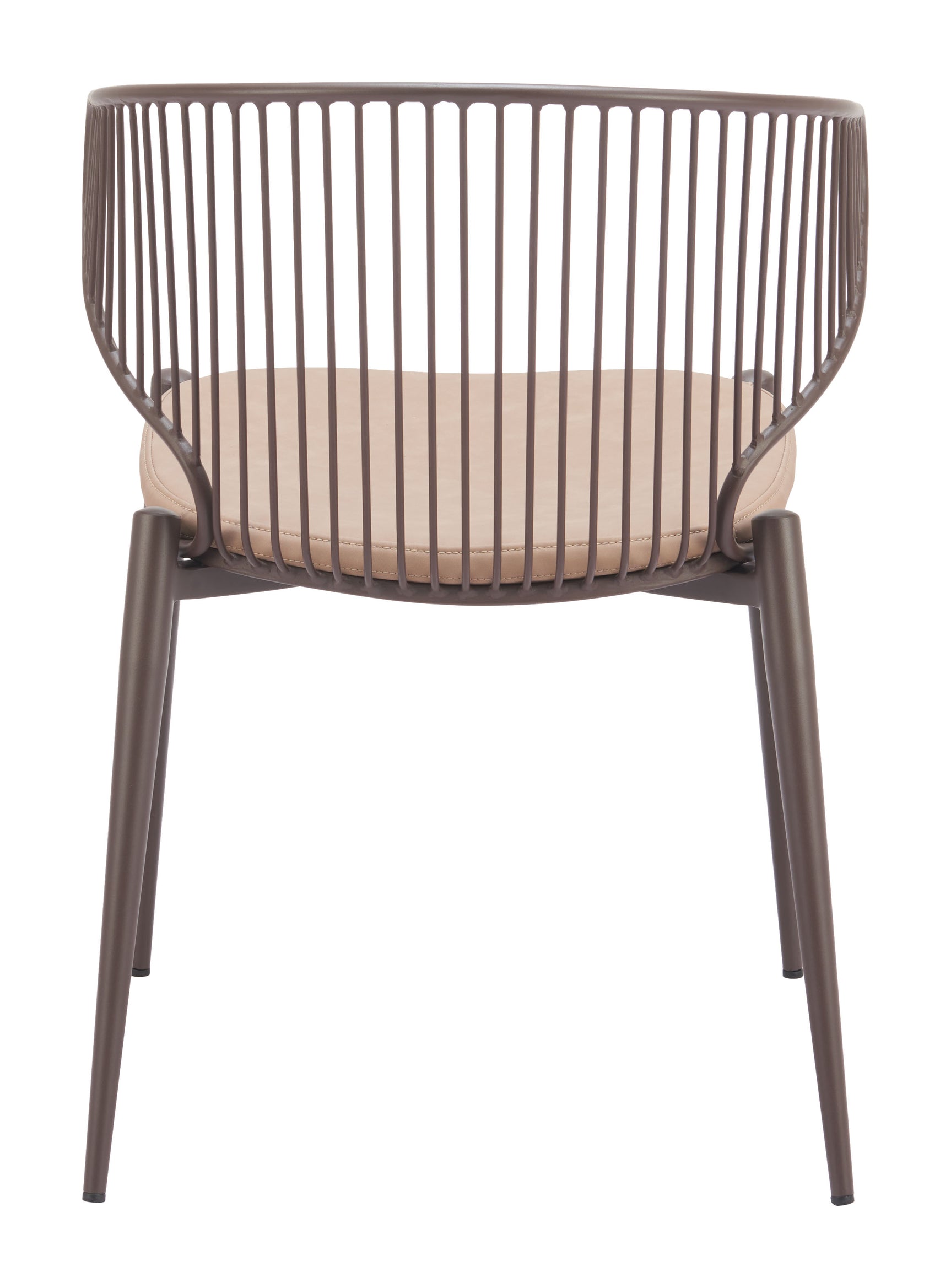 Silues Taupe & Brown Dining Chair (Set of 2)