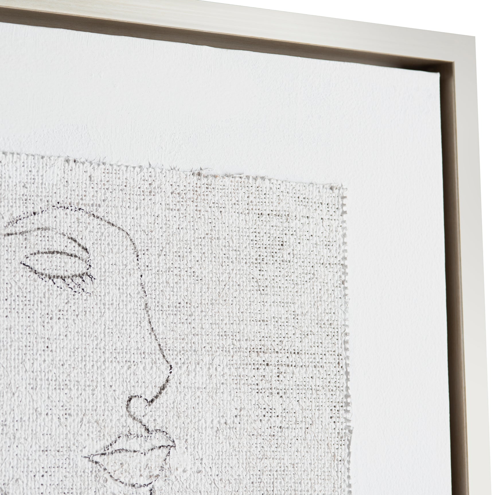 Silver Expressions White Canvas