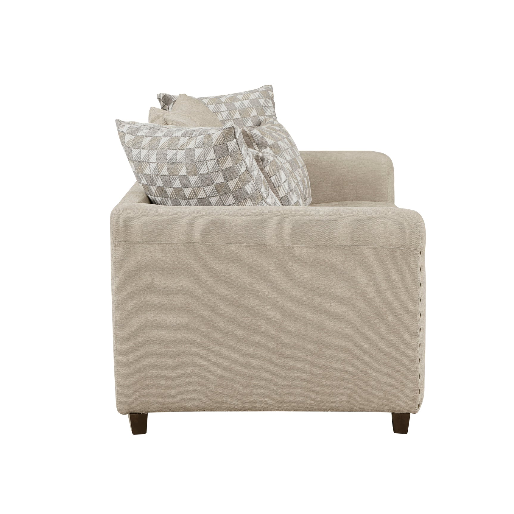 Silverthorne Light Brown Loveseat - Ornate Home