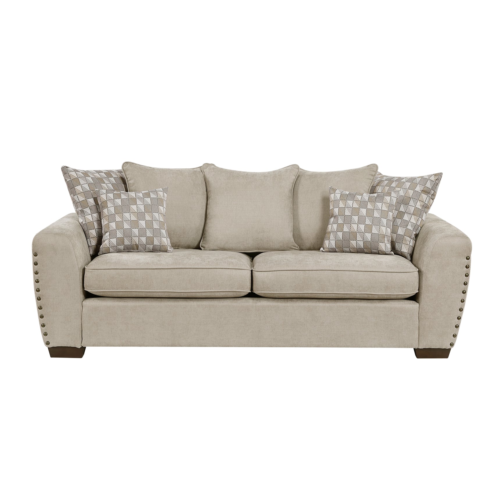 Silverthorne Light Brown Sofa & Loveseat - Ornate Home