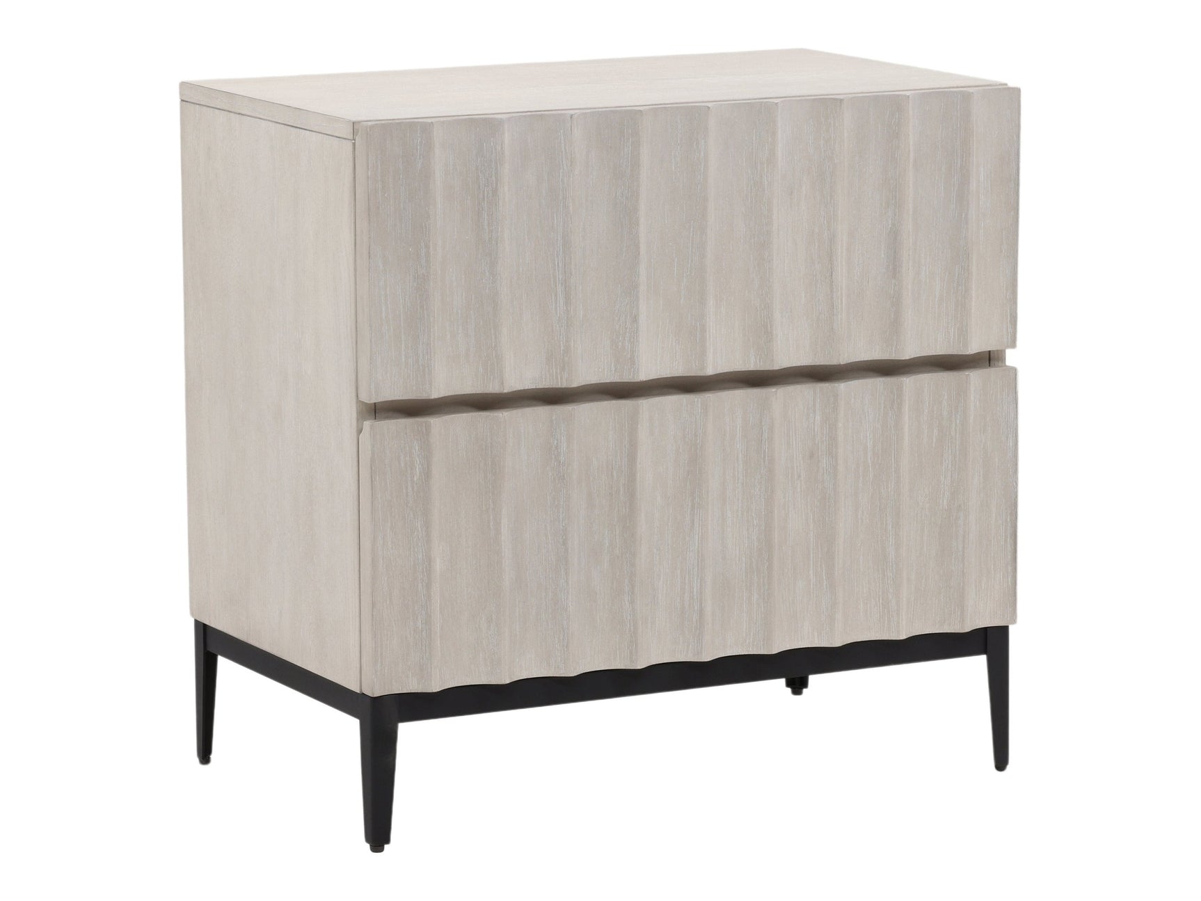 Silvia Light Gray Nightstand - Ornate Home