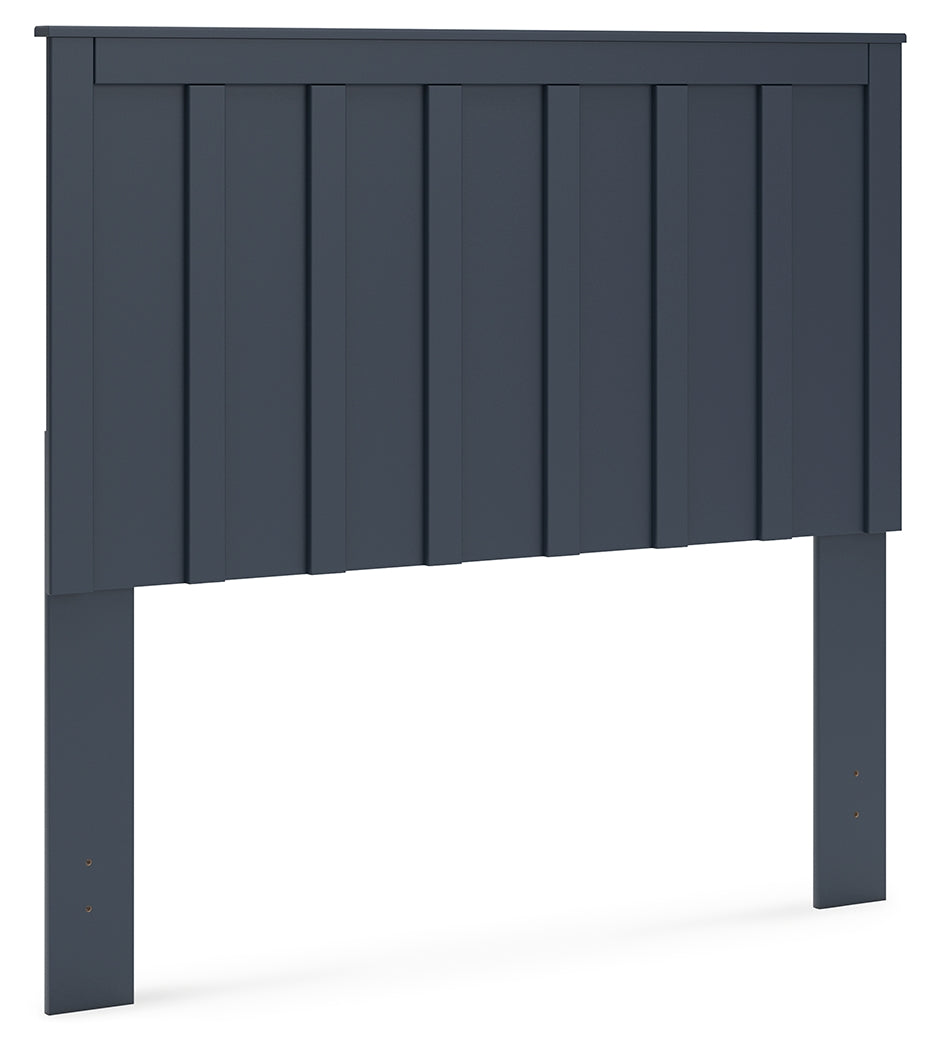 Simmenfort Navy Blue Full Panel Headboard (Online Special Price) - Ornate Home