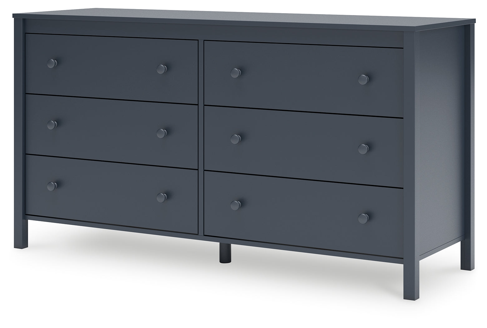 Simmenfort Navy Blue Six Drawer Dresser (Online Special Price) - Ornate Home