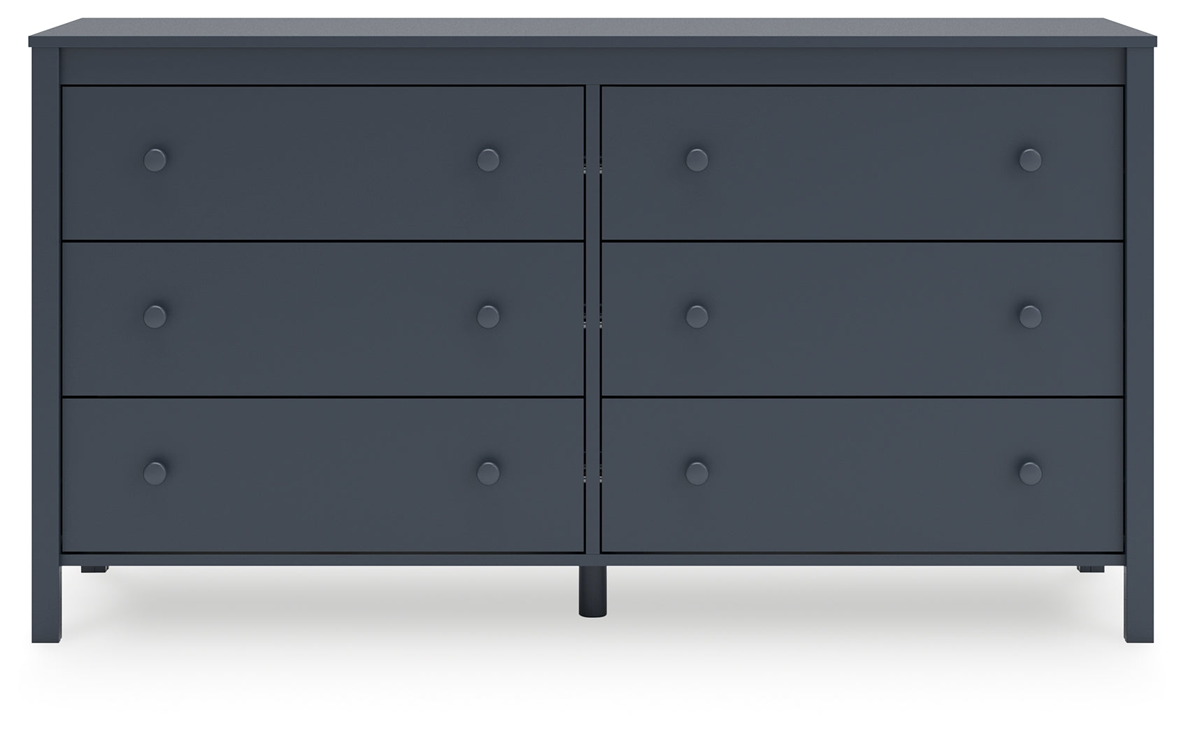 Simmenfort Navy Blue Six Drawer Dresser - Ornate Home
